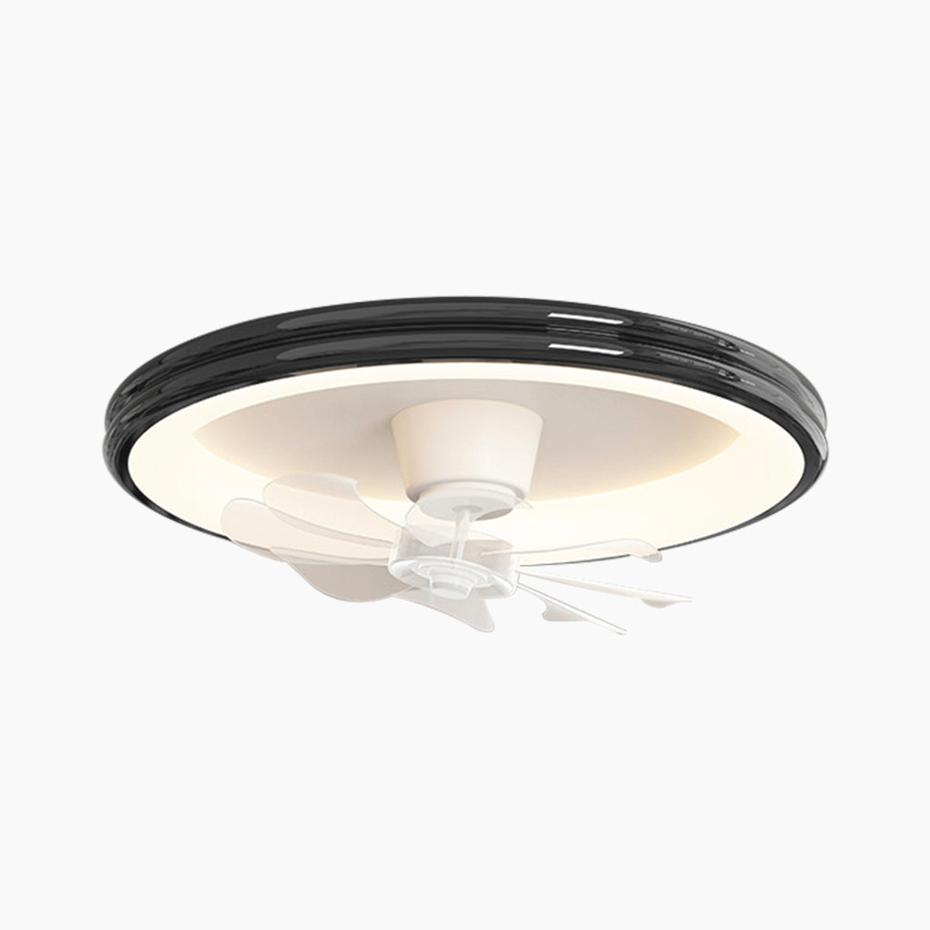 Ceiling Fan Light Flush Mount Black