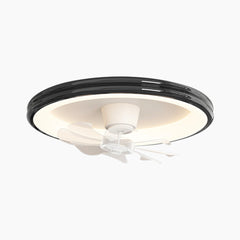 Ceiling Fan Light Flush Mount Black