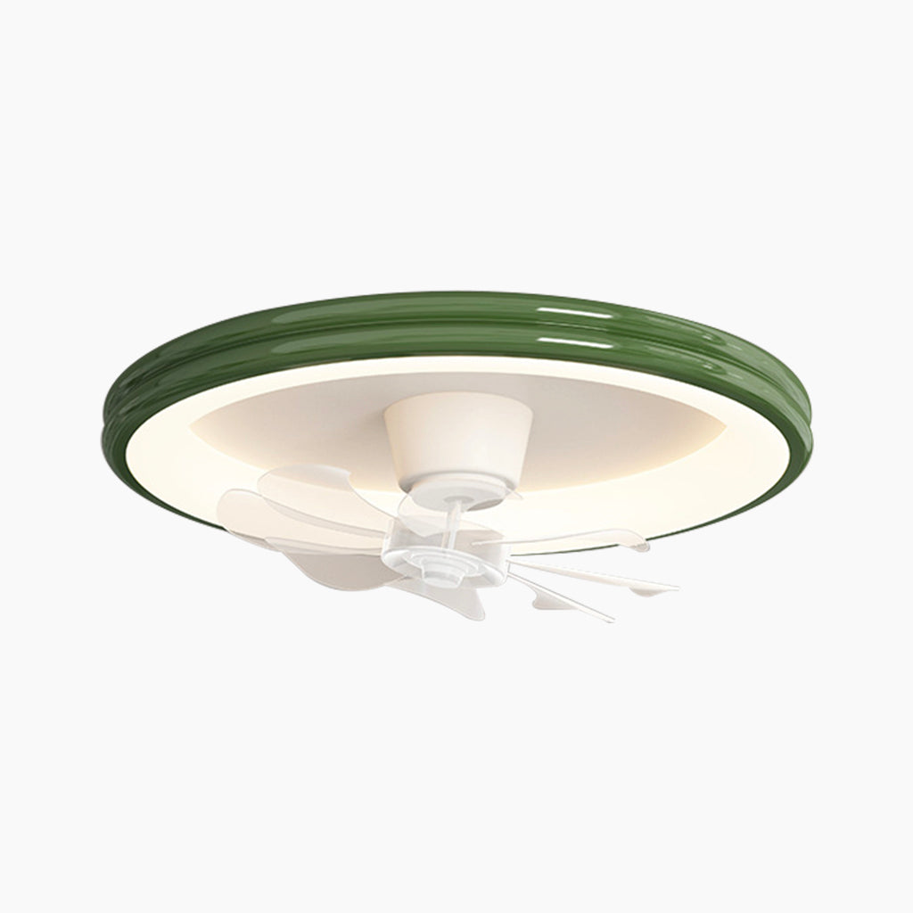 Ceiling Fan Light Flush Mount Green