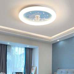 Ceiling Fan with Dimmable LED Light Bedroom