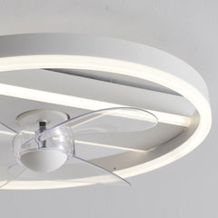 Ceiling Fan with LED Light Round Detail