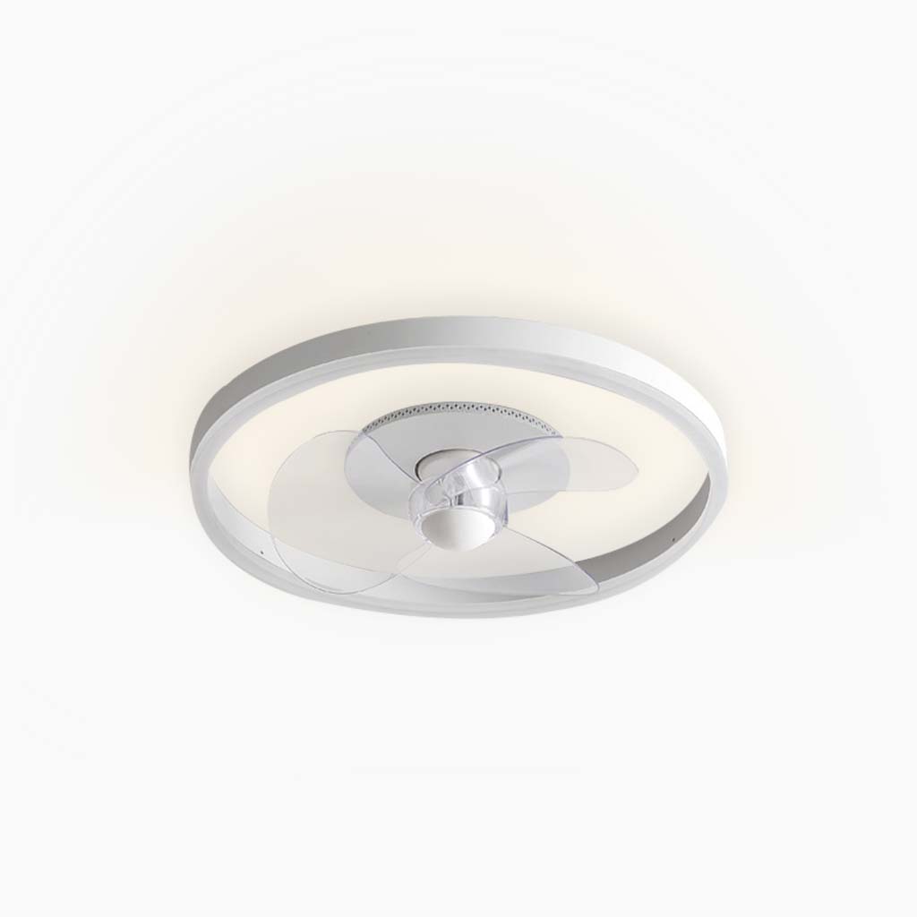 Ceiling Fan with LED Light Round