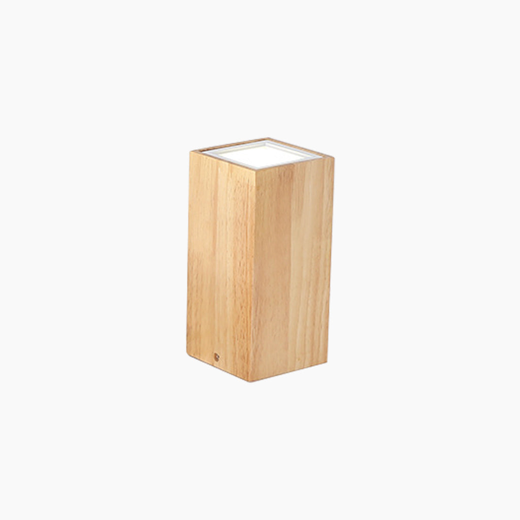 Ceiling Light Downlight Wood LED Cube Large