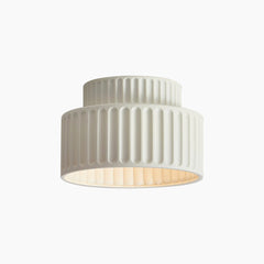 Ceiling Light Nordic Cream Pleated White