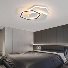 Ceiling Light Nordic Geometric Dimmable Hexagon Bedroom