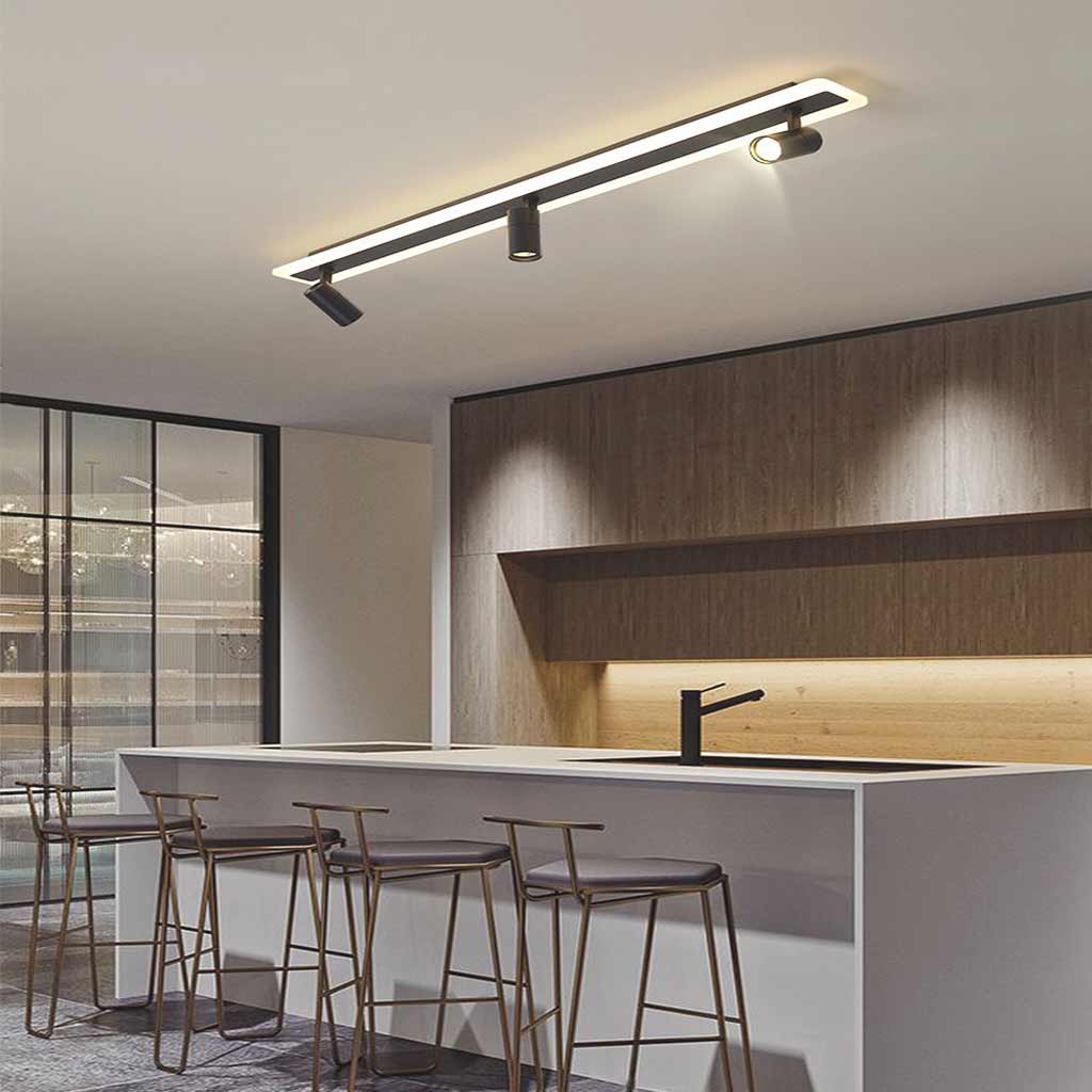 Ceiling Track Light Spotlight Linear Dining Room
