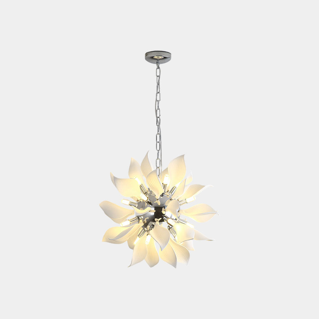 Chandelier Artistic Ceramic Blooming Flower