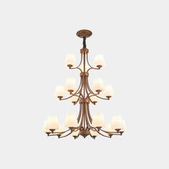 Chandelier Grand Long Tiered Glass Cup