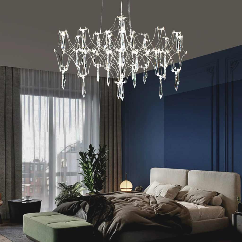 Chandelier Luxury Starry Firefly Mira Crystal LED Bedroom