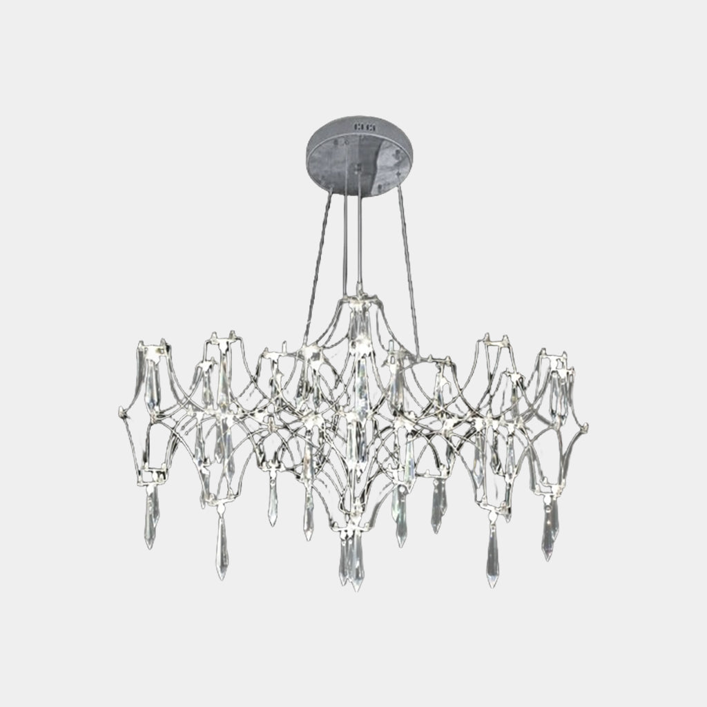 Chandelier Luxury Starry Firefly Mira Crystal LED Chrome