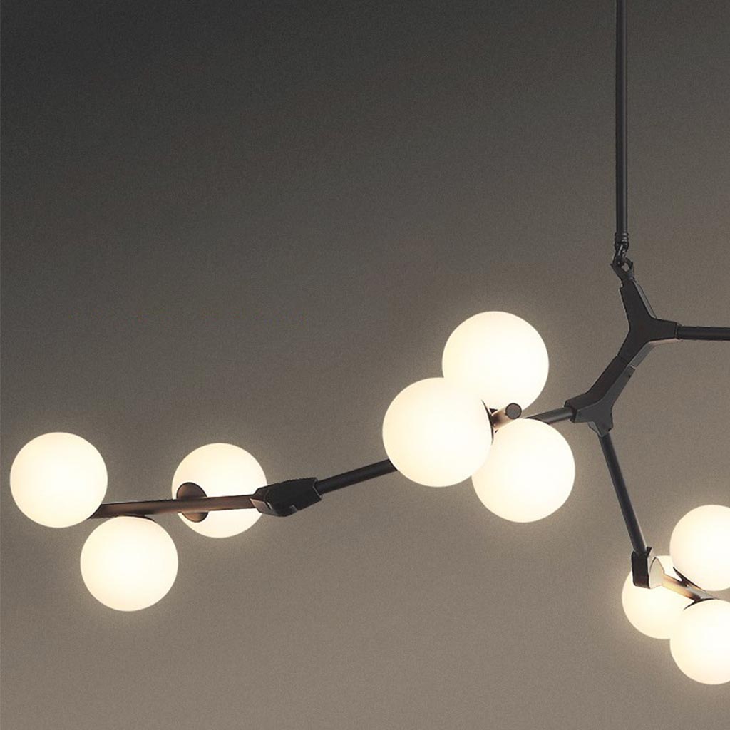 Chandelier Nordic Branch Bubble Glass Ball