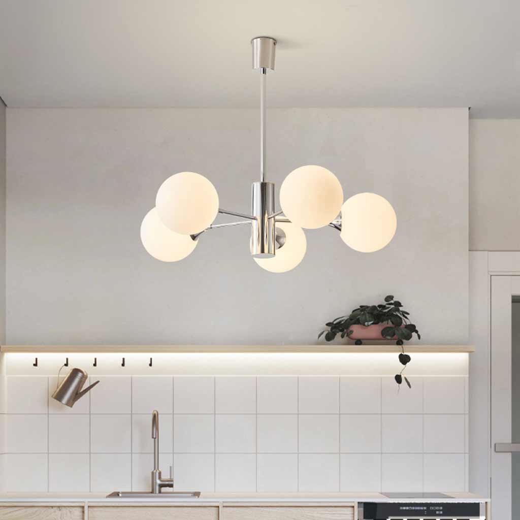 Chandelier Nordic Glass Ball Multi Globe Kitchen