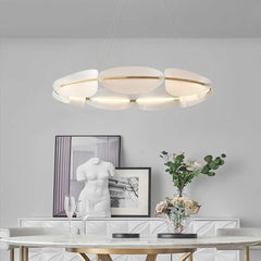 Chandelier Romantic Round Acrylic Petal Dining Room