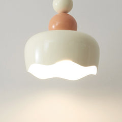 Cream Ambient Metal Hanging Pendant Light Detail