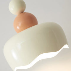 Cream Ambient Metal Hanging Pendant Light Shade