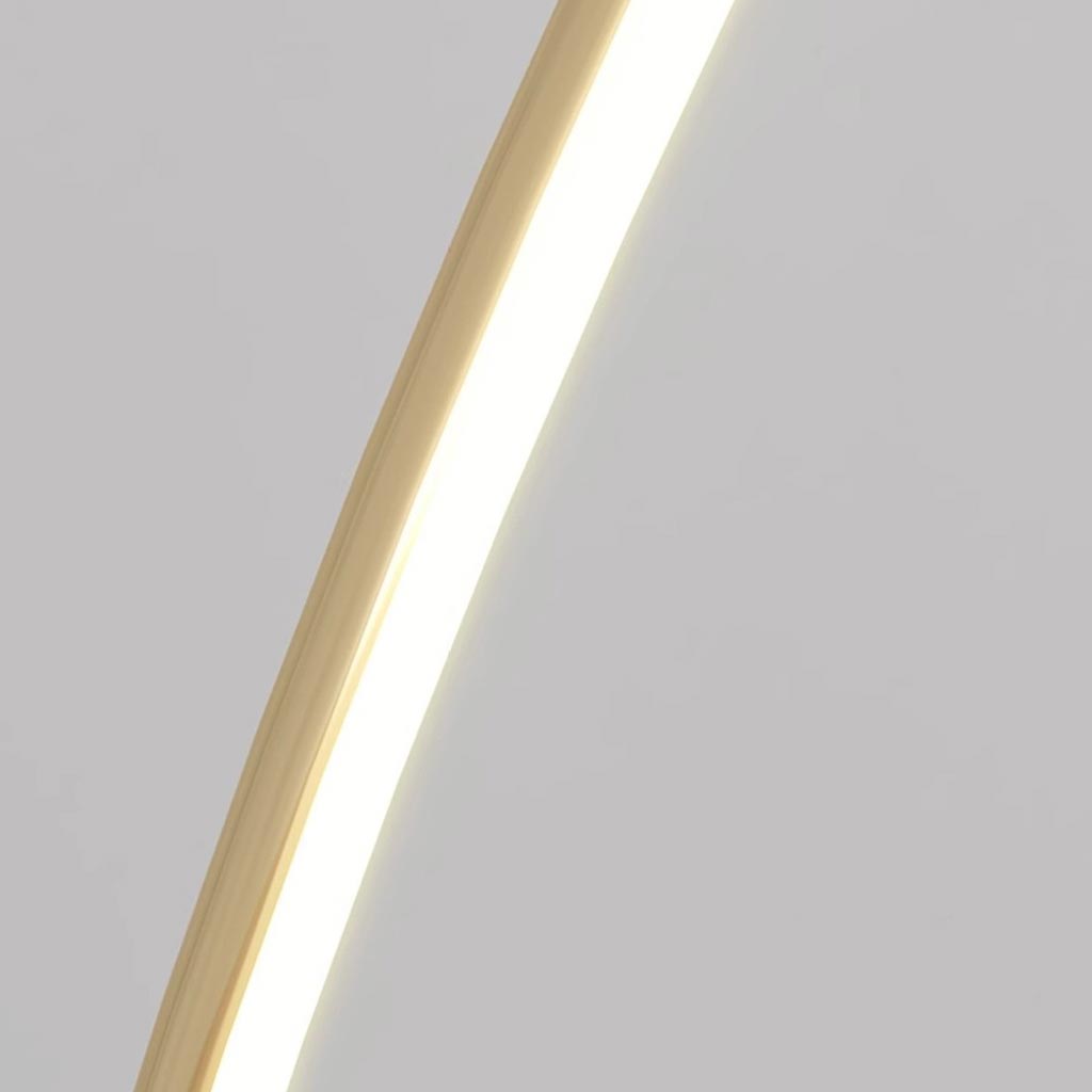 Floor Lamp Elegant Arch Acrylic Butterfly LED Detail