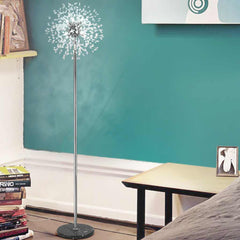 Floor Lamp Gorgeous Crystal Dandelion Study Room