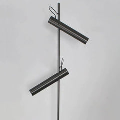 Floor Lamp Minimalist Adjustable Spotlight Black Detail