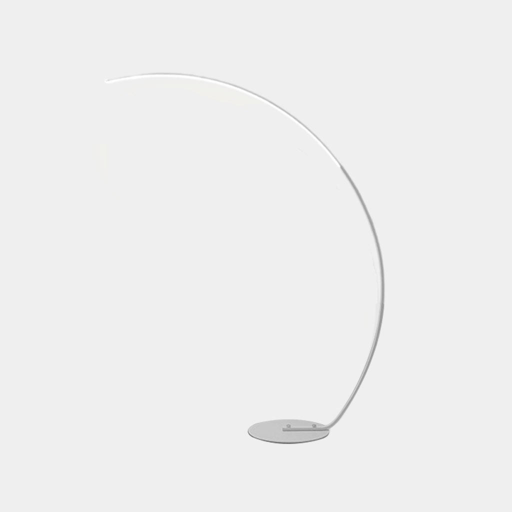 Floor Lamp Minimalist Arch Dimmable LED White