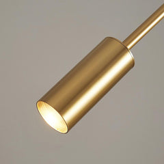 Floor Lamp Minimalist Brass LED Spotlight