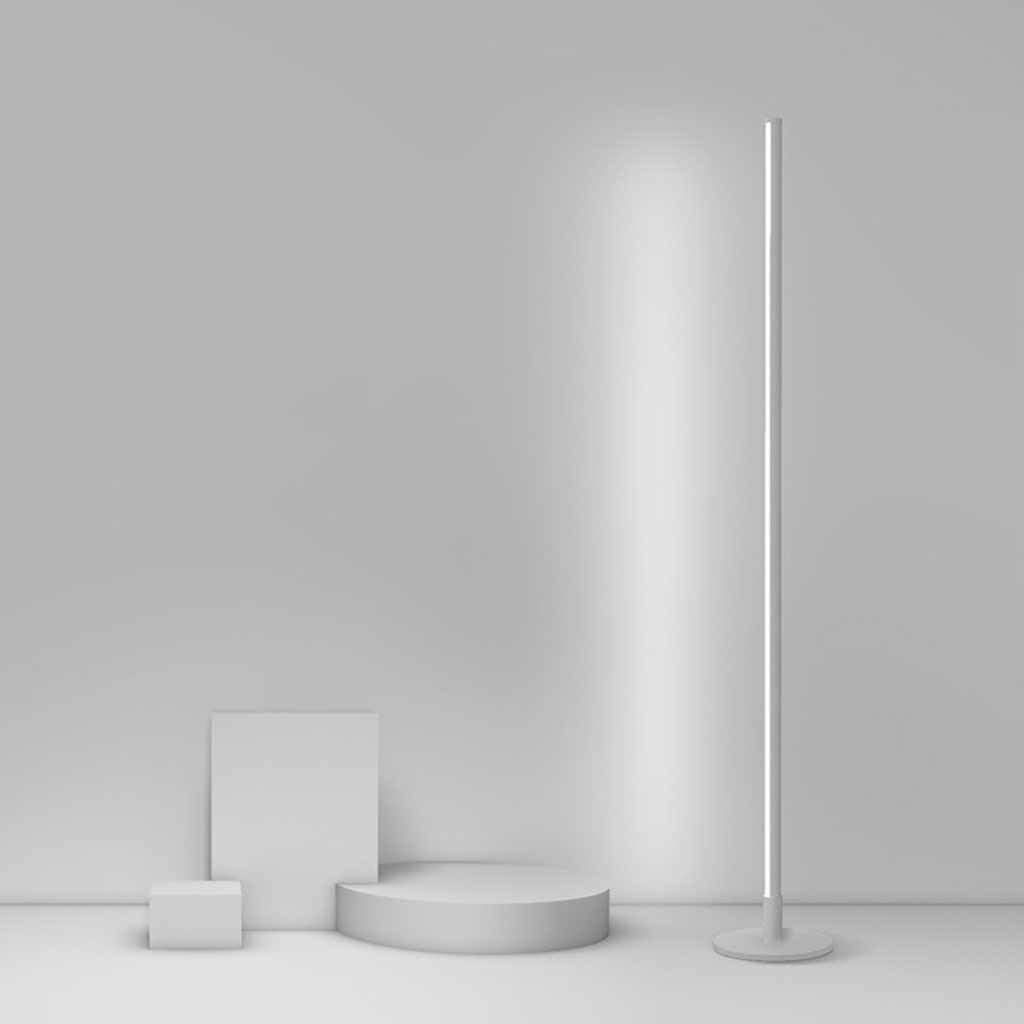 Floor Lamp Minimalist Slim Linear Dimmable LED White Room