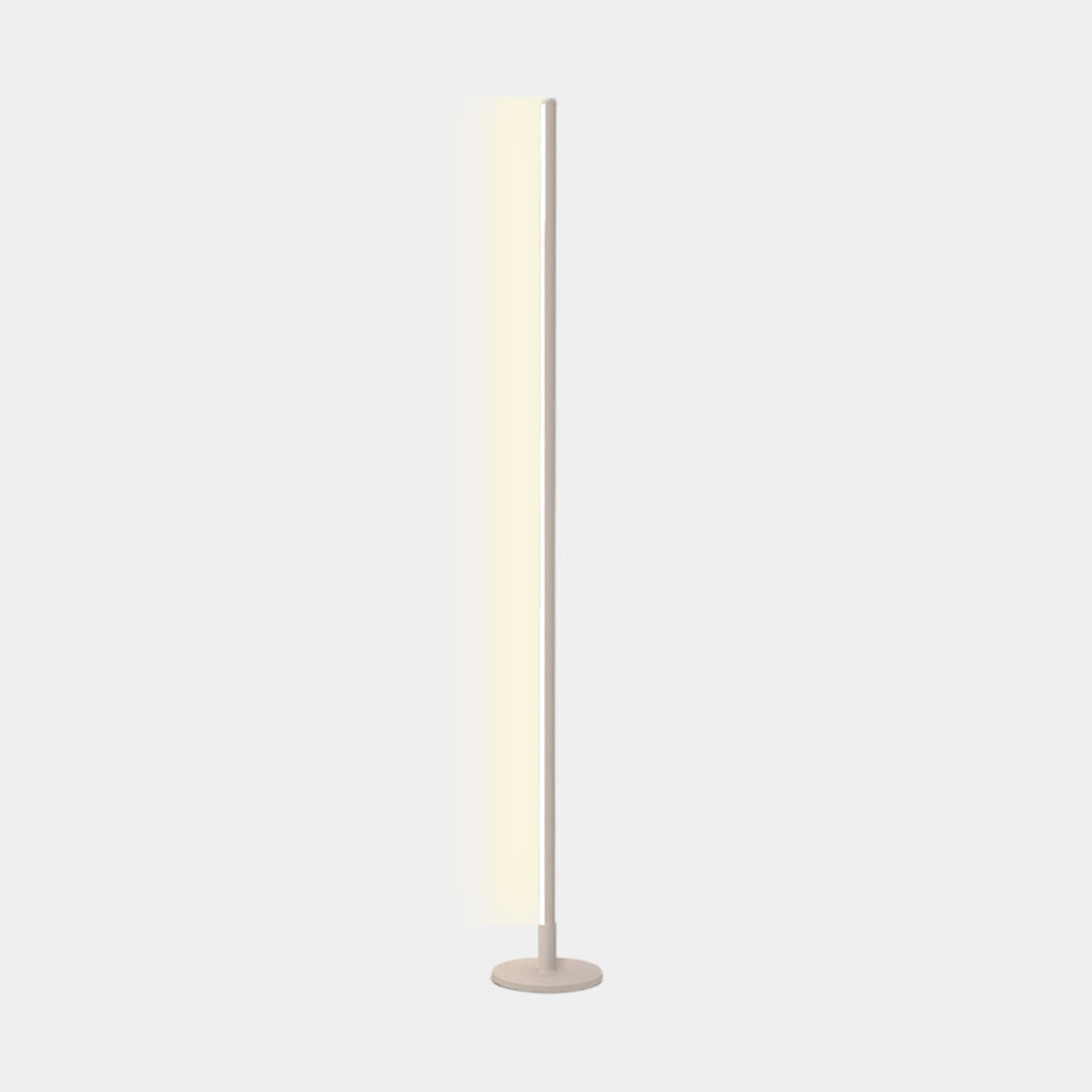 Floor Lamp Minimalist Slim Linear Dimmable LED White