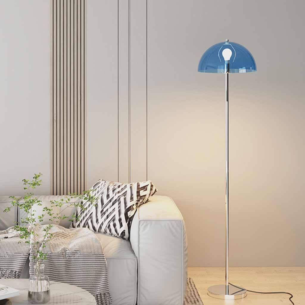 Floor Lamp Nordic Acrylic Sprout Dome Mushroom Blue