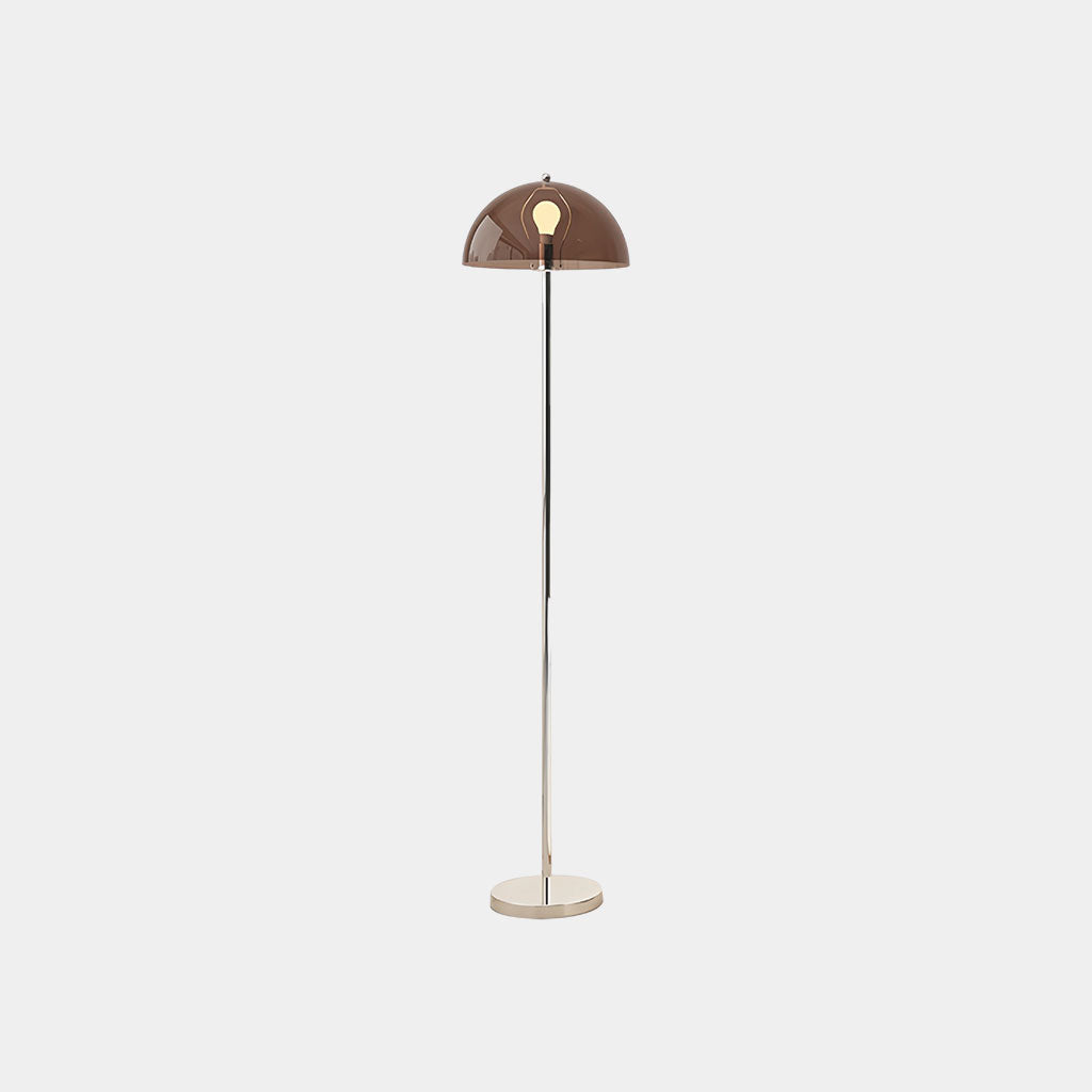 Floor Lamp Nordic Acrylic Sprout Dome Mushroom Brown