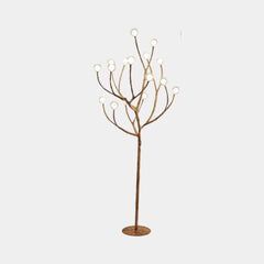 Floor Lamp Retro Natural Metal Tree Branch