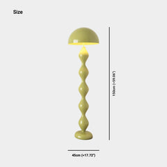 Floor Lamp Unique Iron Gourd Mushroom Size