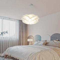Kroonluchter hanglamp modern elegant acryl lotusbloem, wit 
