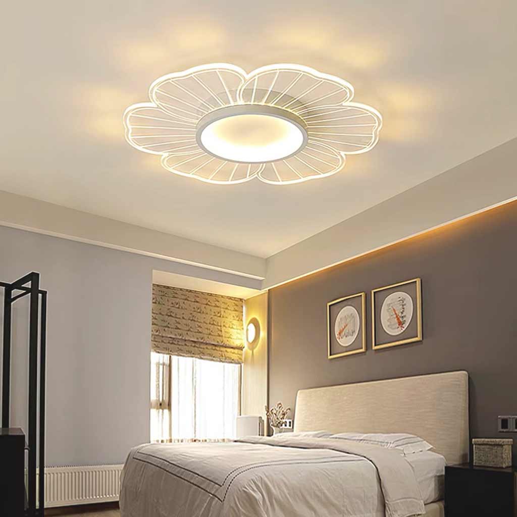 Flush Mount Ceiling Light Elegant Acrylic Bedroom