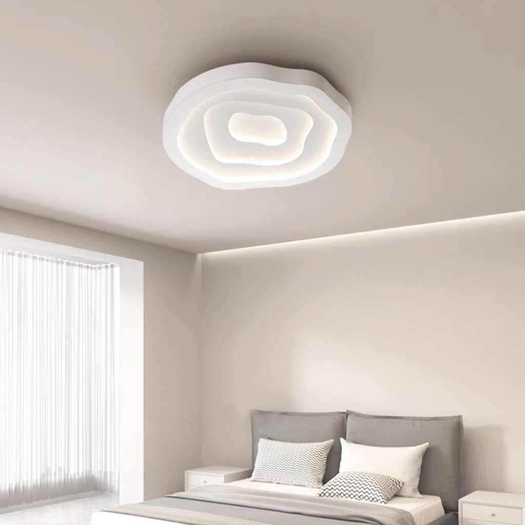 Flush Mount Ceiling Light Elegant Metal Geometric Bedroom