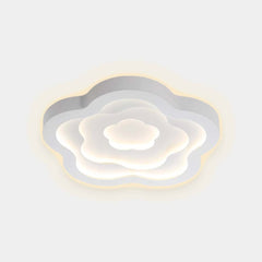 Flush Mount Ceiling Light Elegant Metal Geometric Flower