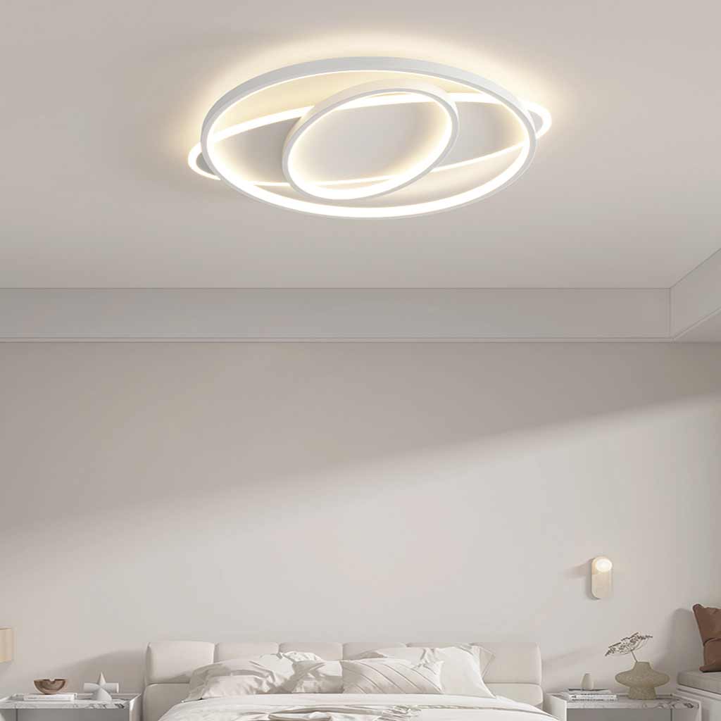 Flush Mount Ceiling Light Geometric LED Oval Bedroom