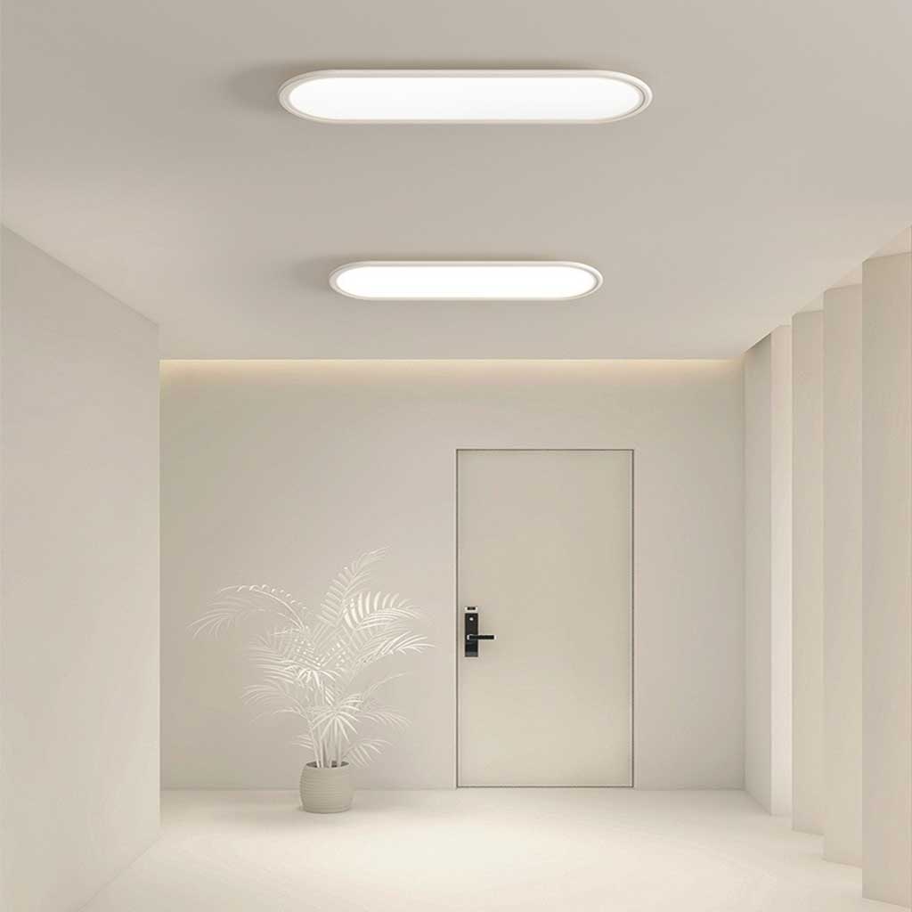 Flush Moun Ceiling Light LED Rounded Rectangle Entryway