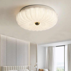 Flush Mount Ceiling Light Modern Crystal Round LED Bedroom