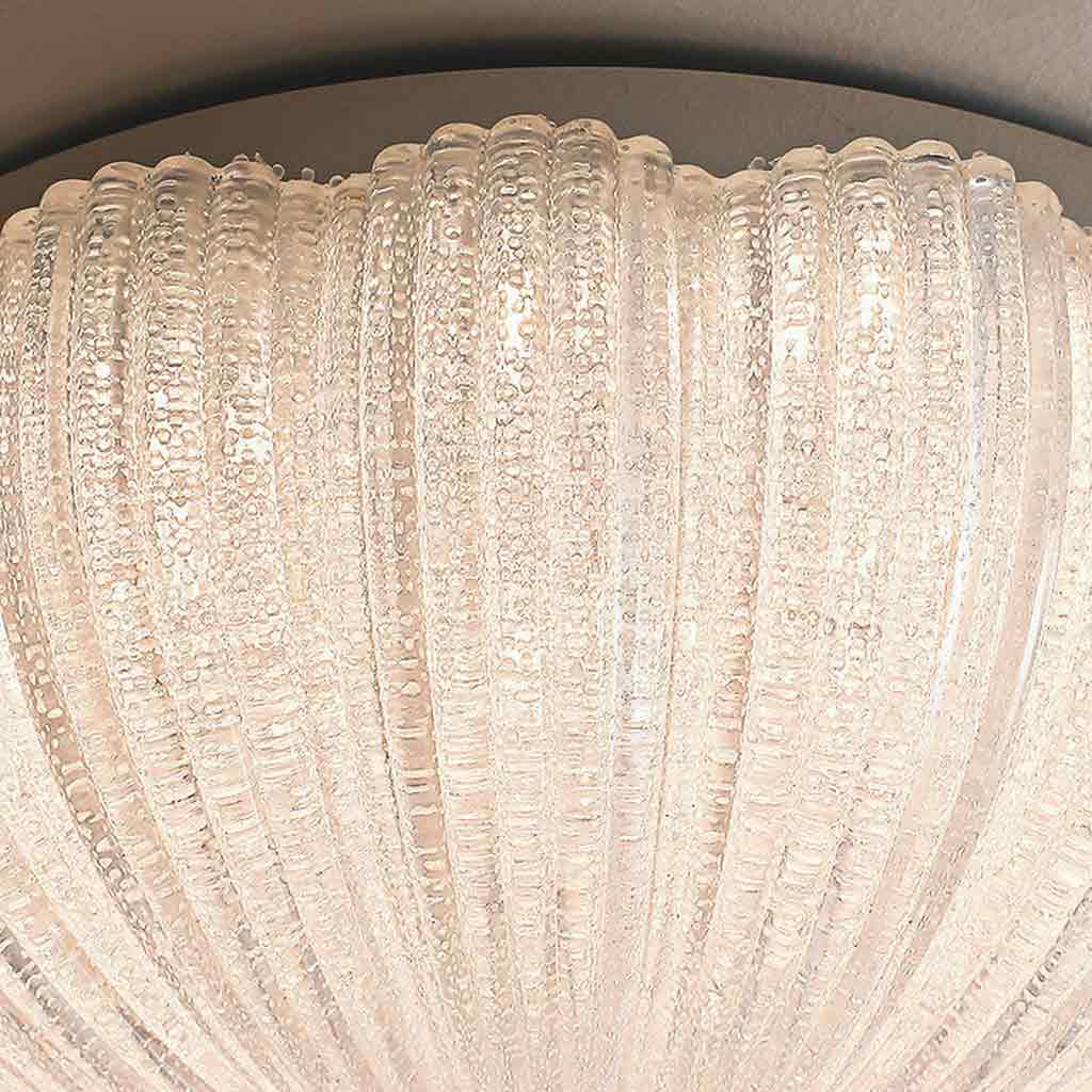 Flush Mount Ceiling Light Modern Crystal Round LED Shade