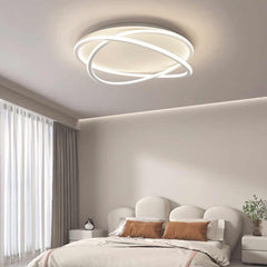 Flush Mount Ceiling Light Modern Ring Bedroom