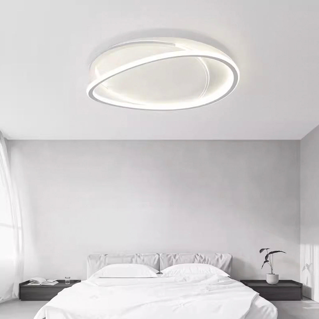 Flush Mount Ceiling Light Simple Round LED Bedroom