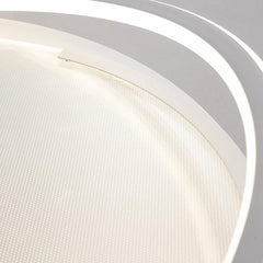 Flush Mount Ceiling Light Simple Round LED White Detail