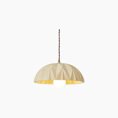 French Resin Dome Pendant Light Single