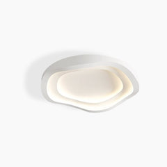 Minimalist White Flush Mount LED Ceiling Light