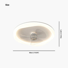 Modern Ceiling fan with Light Size