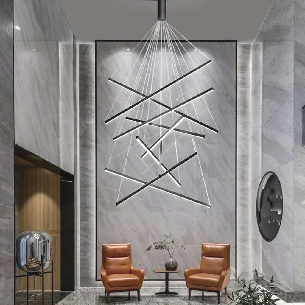 Chic Curve Design Modern Silver Stainless Steel Hotel Reception