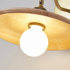 Nordic Wooden Wall Sconce Lamp Bulb