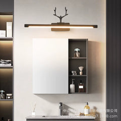 Wall Lamp Vanity Light Modern Antler Rotating LED, Black / Gold