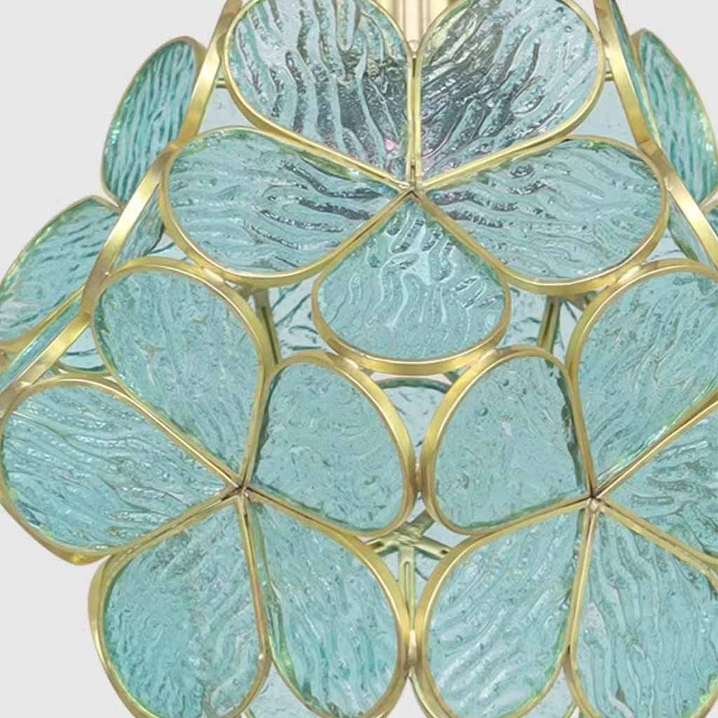 Pendant Light Artistic Glass Flower Shade