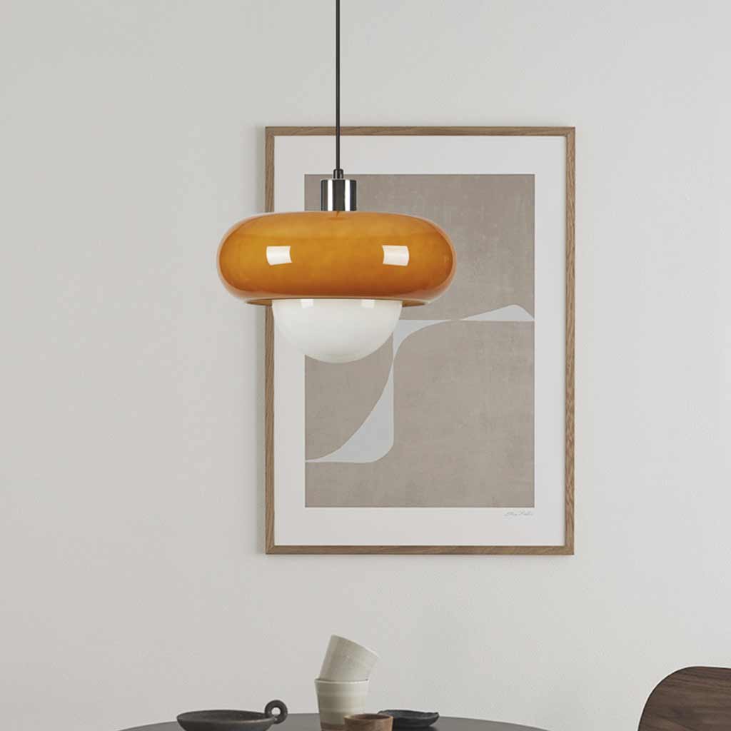 Pendant Light Bauhaus Round Glass Dining Room