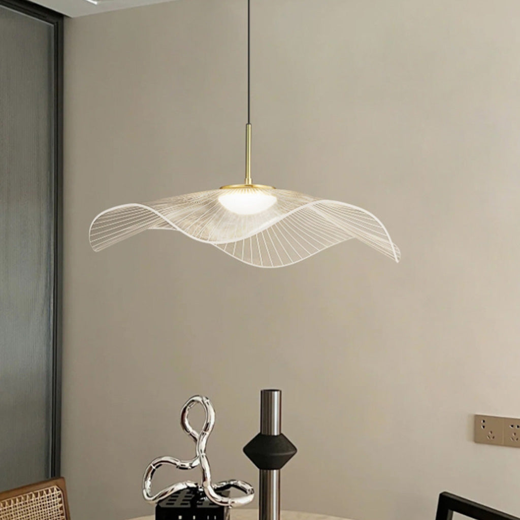 Pendant Light Elegant Lotus Leaf Table